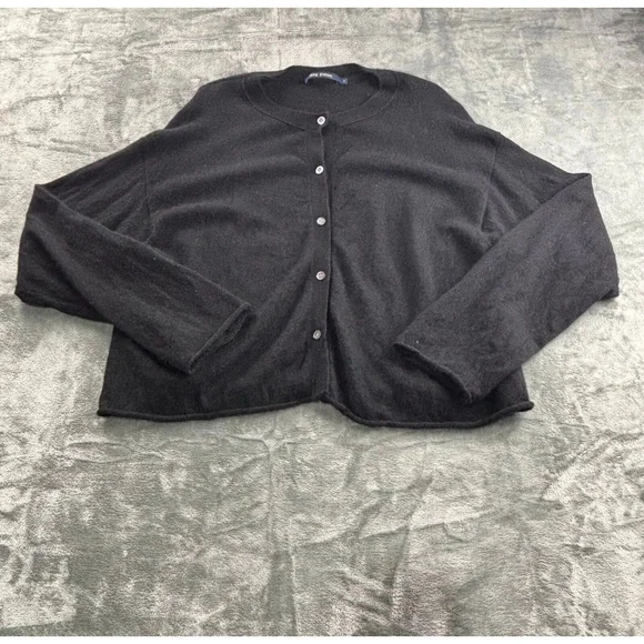 Sofie D’Hoore Cardigan W M 100% Cashmere Minimalist Quiet Luxury Soft Black Luxe - Picture 9 of 14